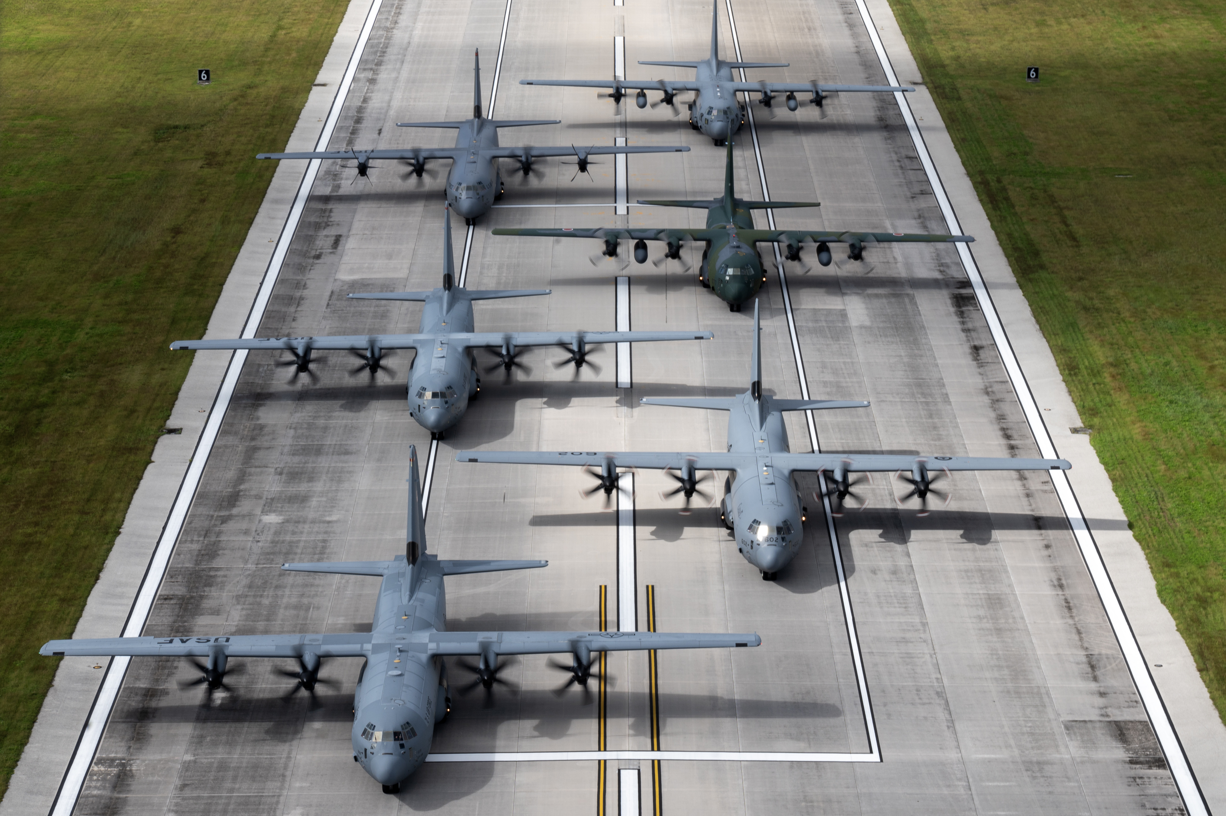 OCD 2023 ends with Allied elephant walk formation flight over the Pacific